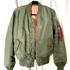 Alpha Industries MA-1 Bomber Jacket in SAGE